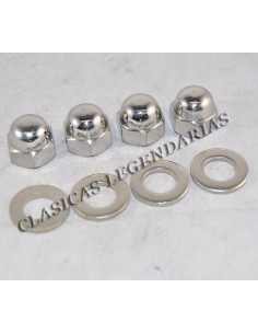 Set of Montesa Impala rear shock absorber bolts in STAINLESS STEEL