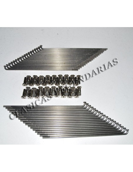 stainless steel spokes kit for Montesa Impala Sport, tourism.