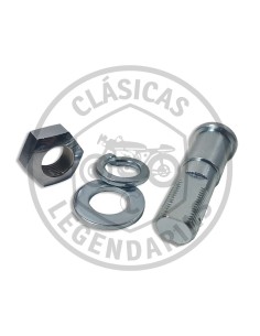 Semieje rueda trasera derecha Montesa Impala con tuerca Ref.250043