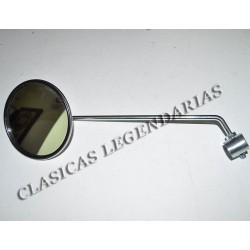Espejo retrovisor redondo y cromado ref.4480225