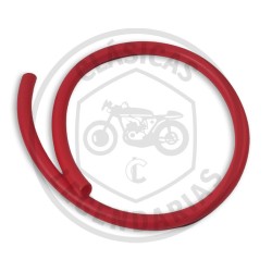 Silicone tube for gasoline in red color