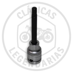 LLave allen 7mm para carraca de 1/2 cilindro cota, cappra y enduro ref.45412