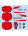 Complete set of Bultaco Frontera Gold Medal 250 stickers
