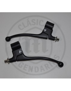 Set of black amal levers Montesa Cota, Enduro, Cappra, Impala two