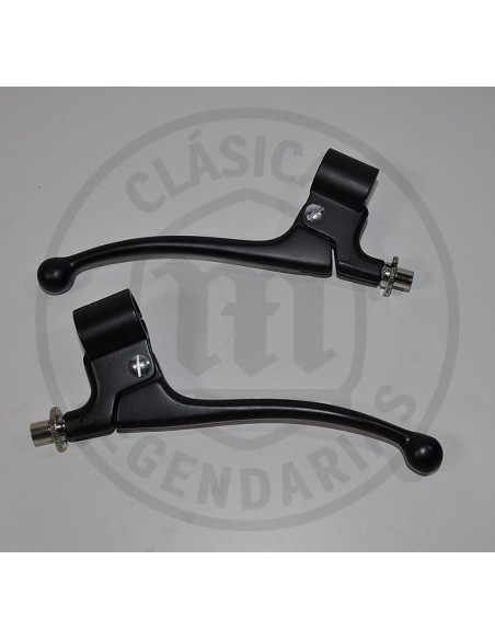 Set of black amal levers Montesa Cota, Enduro, Cappra, Impala two