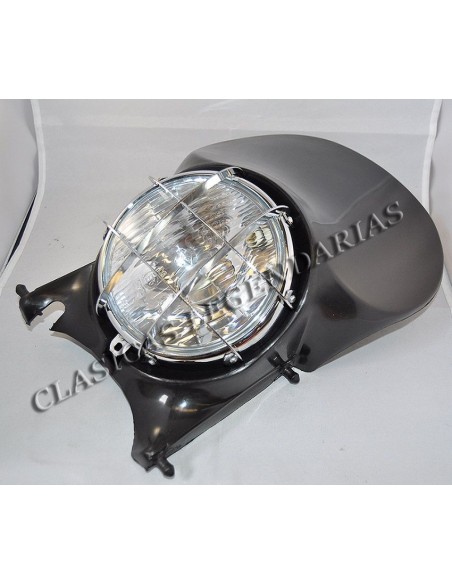 Full headlight mask Enduro 250 H6 color Black