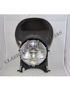 Full headlight mask Enduro 250 H6 color Black 2