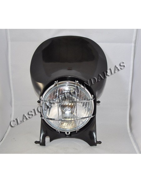 Full headlight mask Enduro 250 H6 color Black