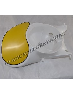 Careta faro blanca Enduro 75-125-360 H6,H7 con anagra ref.628011611 2