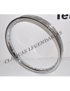 llanta de acero cromado 1.60x18" para Montesa Impala Comando