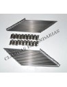 juego de radios de acero inox, para Monetsa Impala Comando, llanta 18"