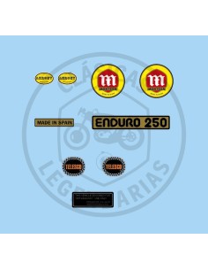 Anagrames adhesius Montesa Enduro 250 K de 1976 ref.662044601