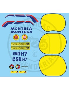 Montesa Enduro 250 H7 adhesive anagrams kit ref.67204429
