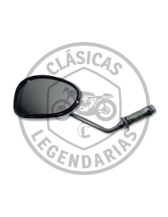 Chrome oval rearview mirror ref.7138217