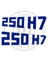 Anagrama adhesiu placa lateral Montesa Enduro 250 H7