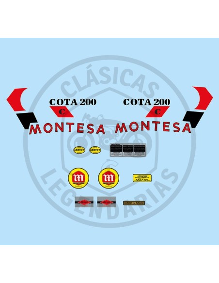 Kit Anagrames adhesius Cota 200C 1982 versió 1 ref.A290001
