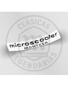 adhesive anagram Montesa Microscooter black and white