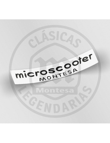 adhesive anagram Montesa Microscooter black and white