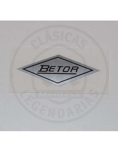 sticker  shock absorbers Betor in vinyl silver