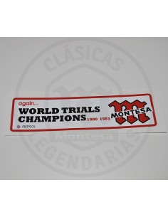 Adhesive anagram Montesa wolrd trial champions ref.AM2503