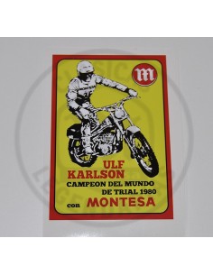 sticker Montesa Ulf Karlson square,