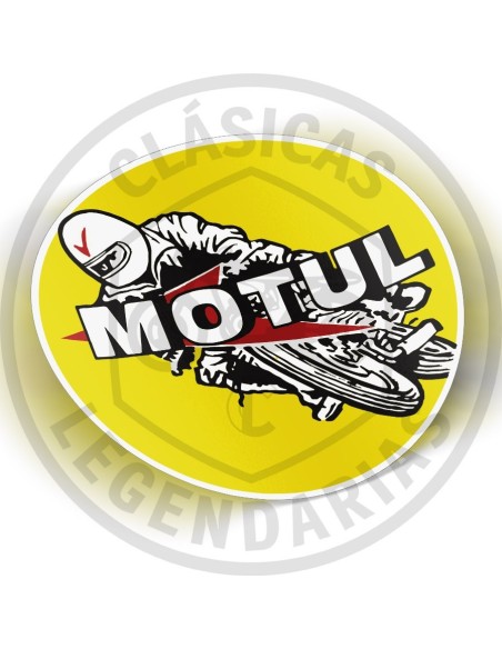 Anagrama adhesiu logo Motul vintage 5 Ref.AML02026
