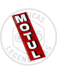 Adhesive anagram vertical logo Motul vintage 2 ref.AML02028