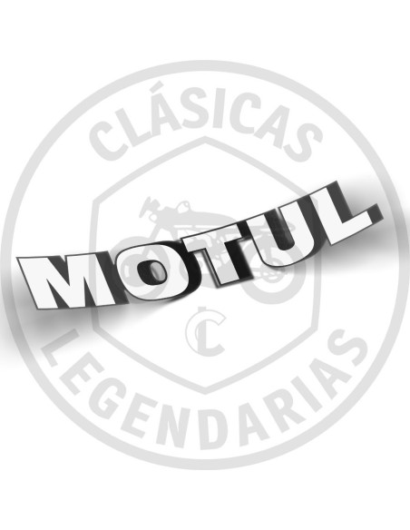 Adhesive anagram logo Motul vintage 6 ref.AML02029