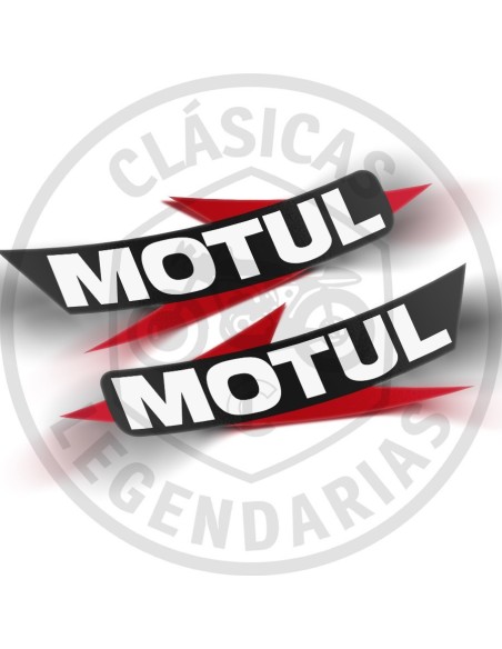 Motul Vintage logo adhesive anagram 3 Ref.AML0207