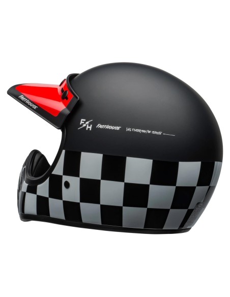 Casco moto Bell Vintage Moto-3 FASTHOUSE CHECKERS Ref.BR010021