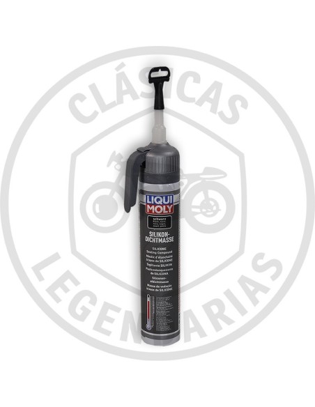 Pasta estanqueizante de silicona negra 200ml. Ref.: BR02002