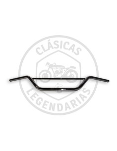 Manillar Enduro vintage acero cromado 250-360. Ref.: BR04001