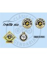 Juego anagramas Bultaco Tralla 102 ref.BU00120001