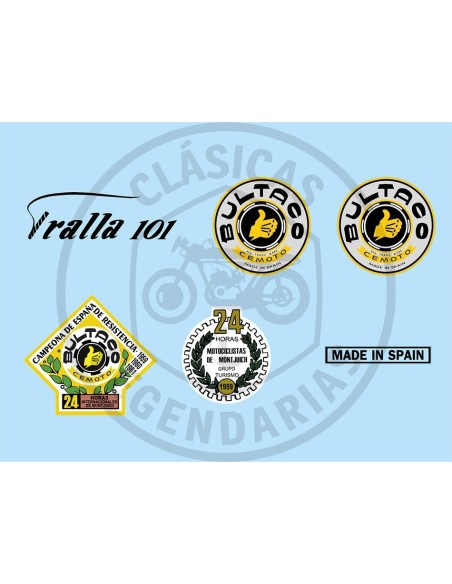 copy of Juego anagramas Bultaco Tralla 102 ref.BU00120001