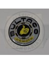 Adhesive emblem Logo Bultaco for gray and black tanks, in resin