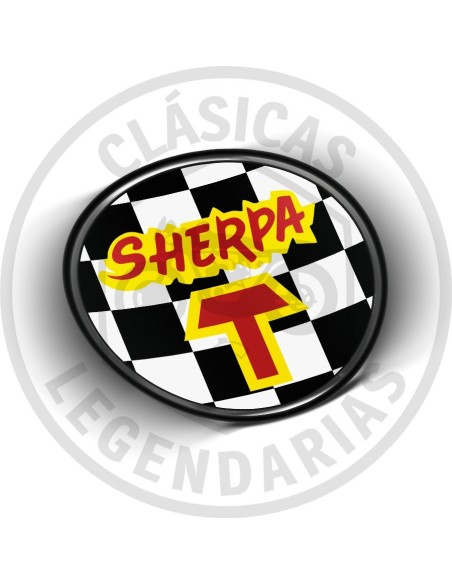 Bultaco Sherpa T adhesive logo 29mm ref.BU01020029