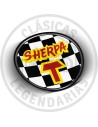 Bultaco Sherpa T adhesive logo 29mm ref.BU01020029