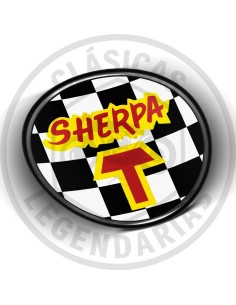 Bultaco Sherpa T adhesive logo 44mm ref.BU01020044