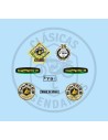 Set of adhesive anagrams Bultaco Campera 175 ref.BU03610001