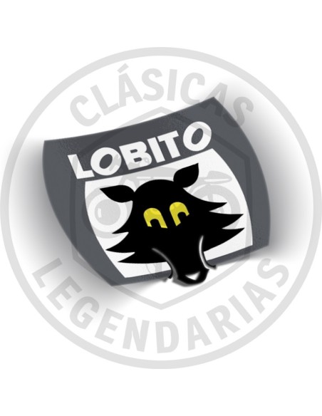 Bultaco Lobito fender adhesive anagram ref.BU0950101