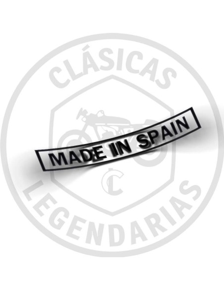 Anagrama adhesivo Bultaco Made in Spain ref.BU99901403