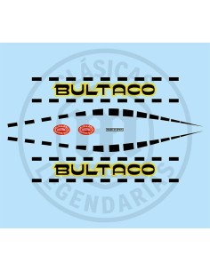 Complete set of stickers or anagrams Bultaco Astro