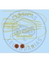 Juego Completo adhesivos Streaker negra 74 Ref.BU17920001
