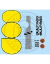 Complete set of adhesive anagrams Bultaco Frontera MK10 250,