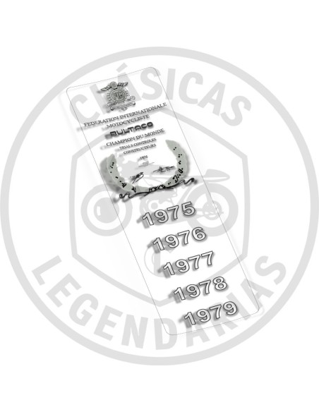 Anagrama federacion internacional corona diposito Sherpa palmares 1979 ref.BU1990315
