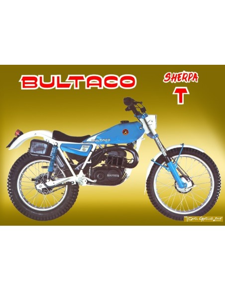 Bultaco Sherpa T 350 anagram kit mod.199B Ref.BU199B20001