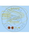 Juego anagramas Bultaco Streaker negra 125 Ref.BU20420001