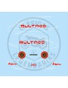 Complete Kit with adhesive anagrams Bultaco Alpina 250 mod.212 REF.BU21210001