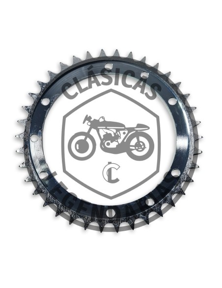 Secondary transmission plate Bultaco Tralla 102, Shrapnel, Lobito 38 teeth ref.BU233117638