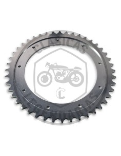Bultaco Frontera and Pursang drag chainring 44 teeth ref.BU40325044 2